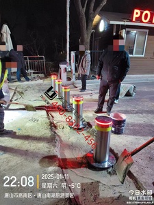 唐山南湖公园升降柱工程